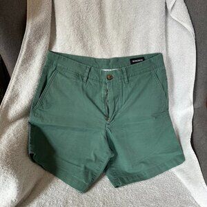 2 pairs Bonobos Chino Short - Green and Gray 7" inseam
